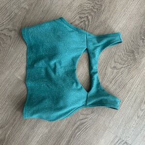 Green Lulu lemon Patterned Top